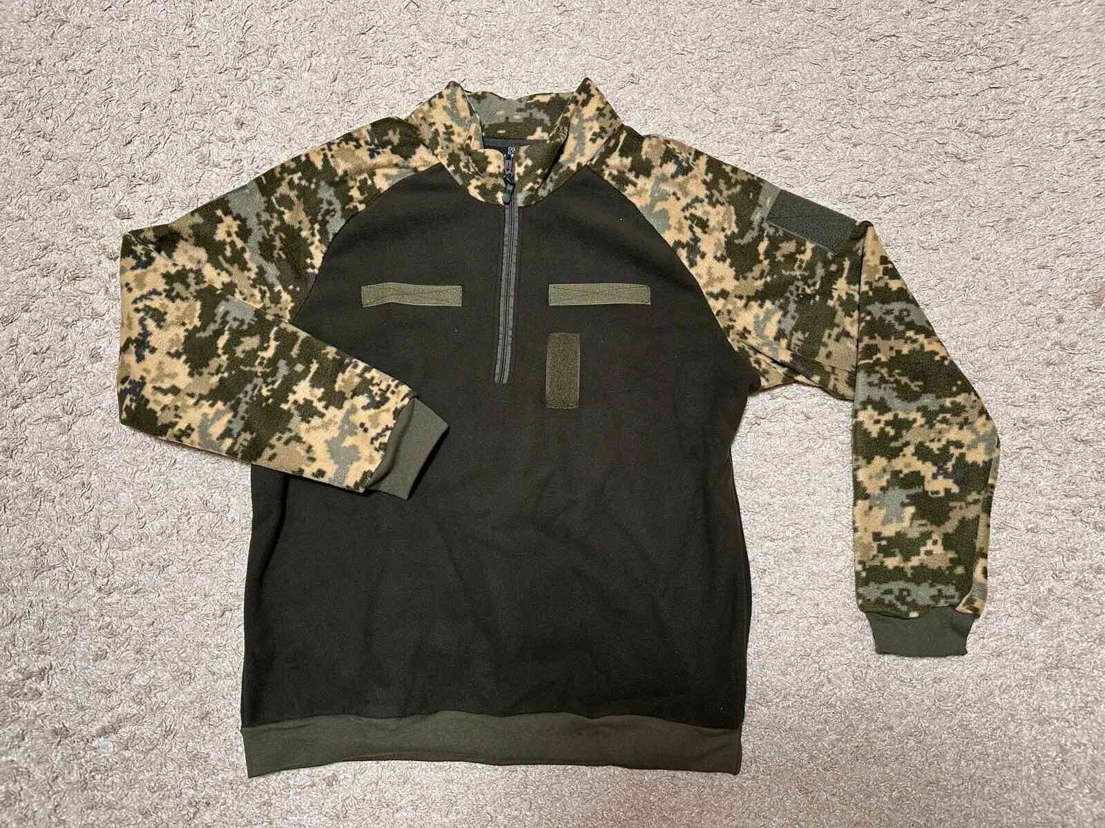 Ukraine War Ukrainian Army Jacket Pixel Fleece Field Combat Size 2XL