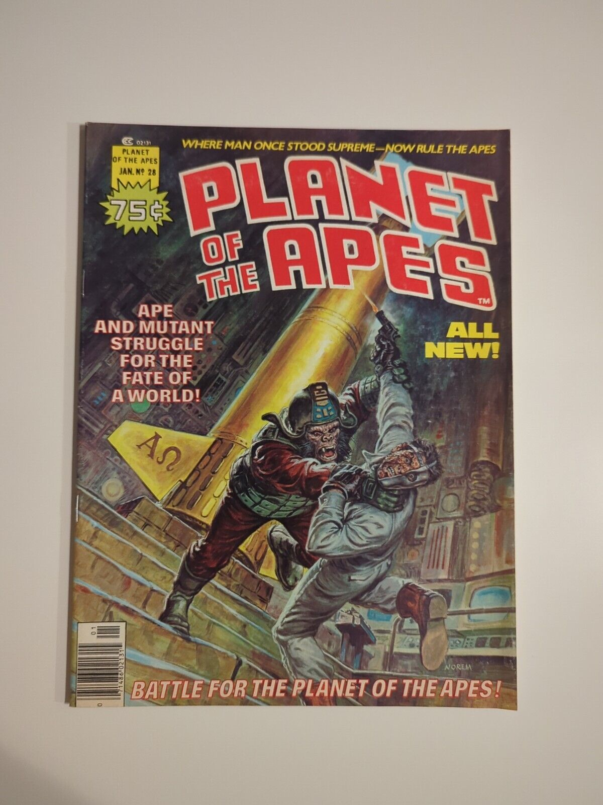 Planet of the Apes Magazine #28 1976 Curtis Marvel Comics High Grade  RARE