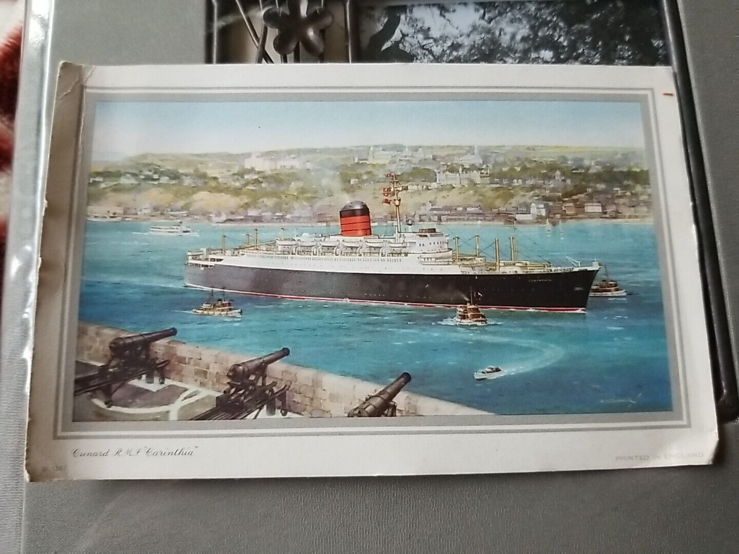 Cunard Line Steamship RMS Carinthia Friday August 5 1960 Bend