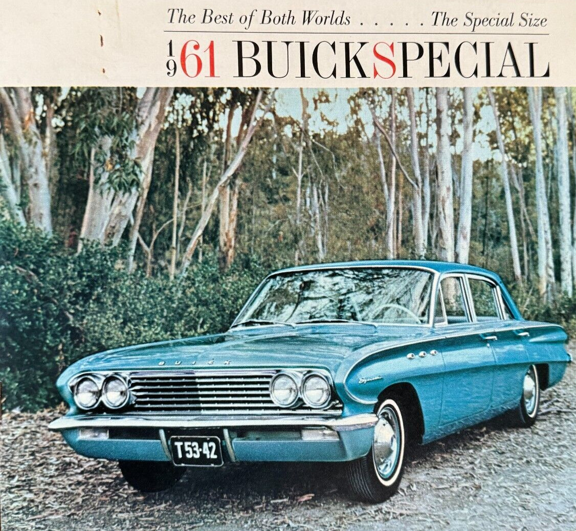 Vintage 1961 Buick Special Automobile Dealer Sales Brochure ~ Car Auto Catalog