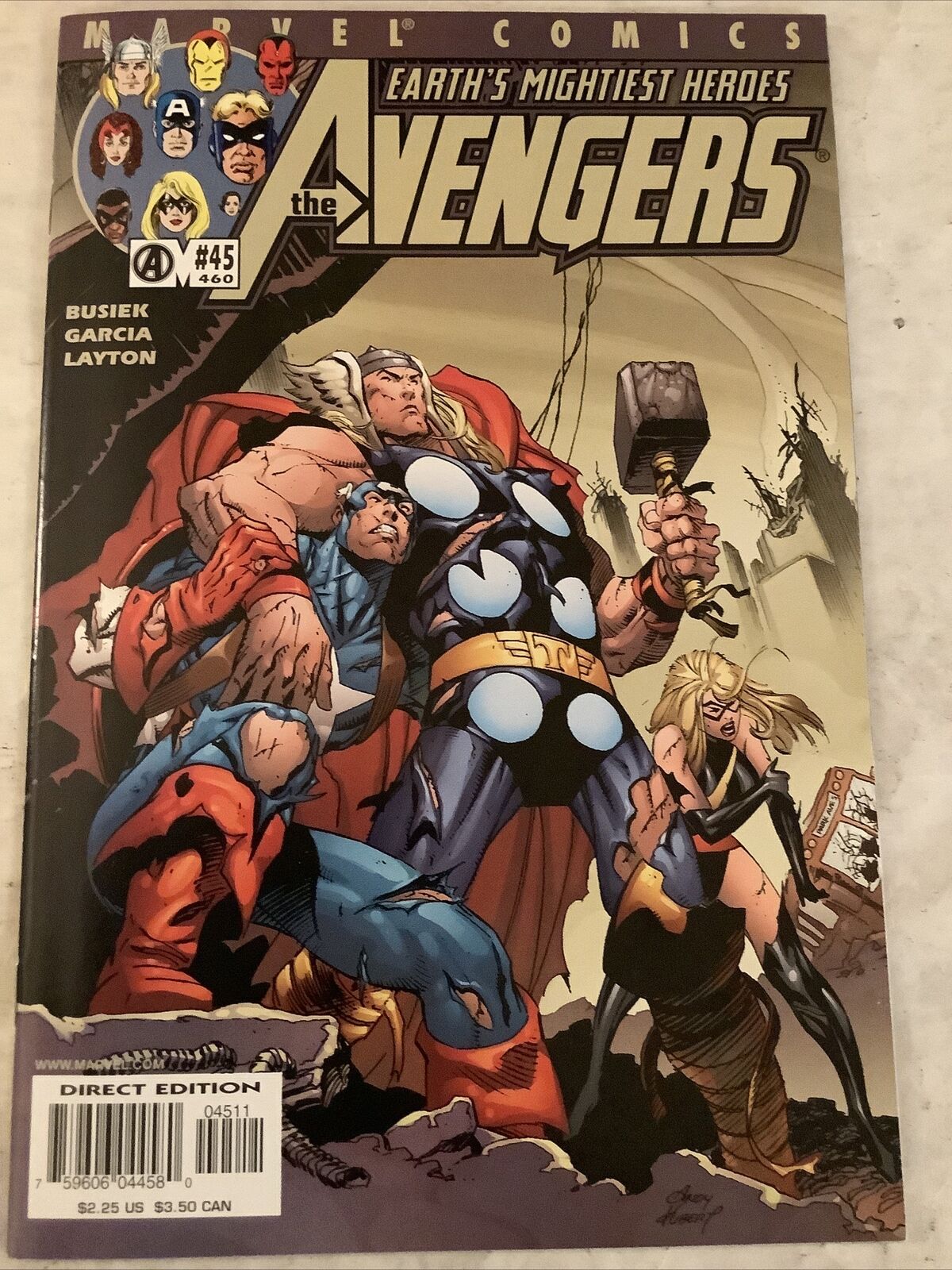 The Avengers #45 (Marvel 2001) Kurt Busiek NM