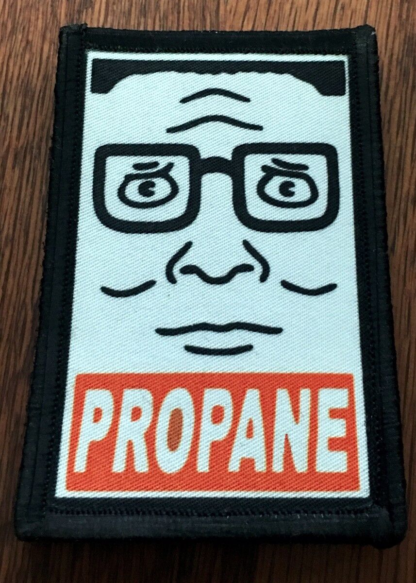 King of the Hill Hank Propane Morale Patch Tactical Military Army USA Funny 