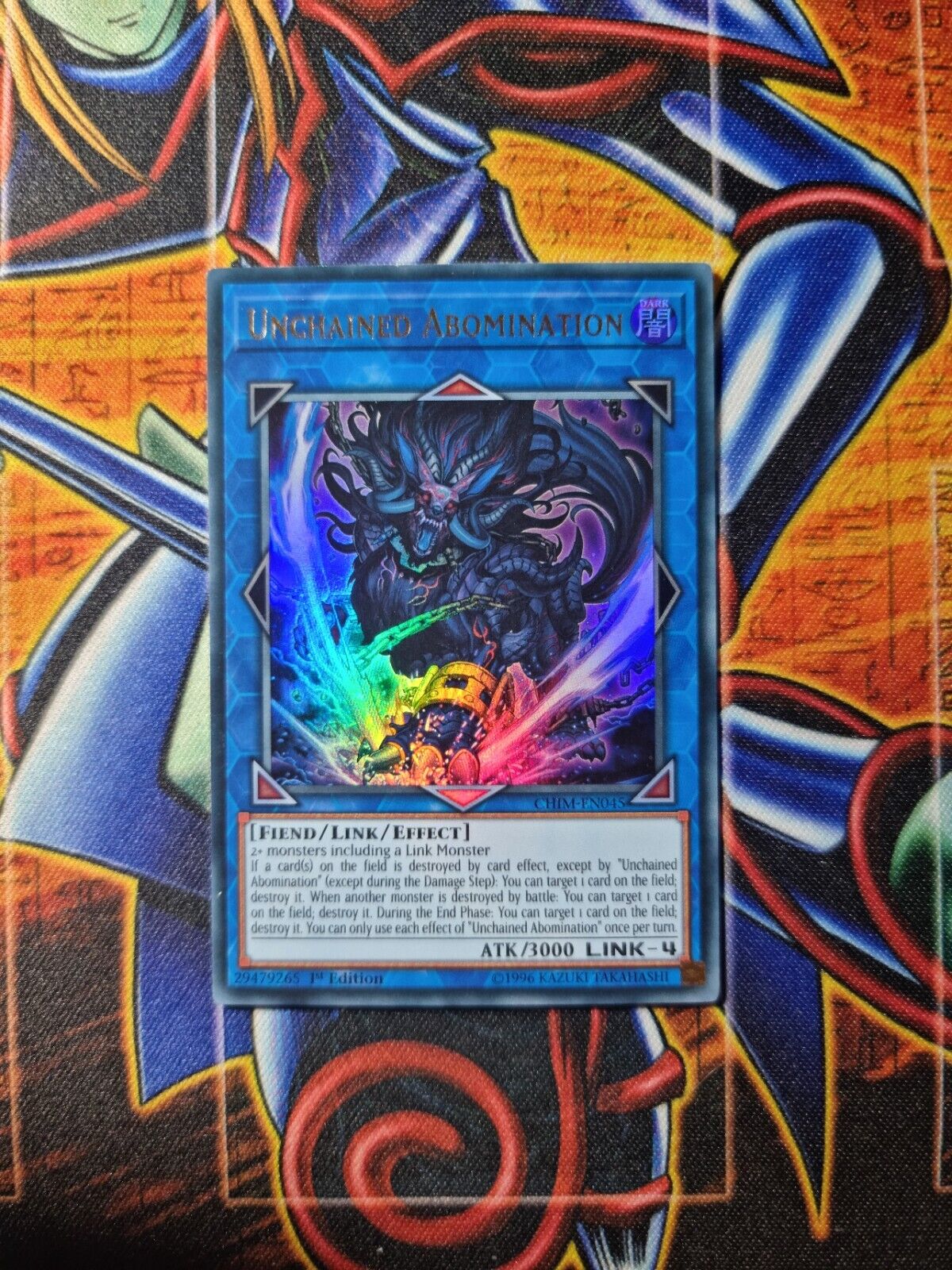 CHIM-EN045 Unchained Abomination Ultra Rare Yugioh Card 1st