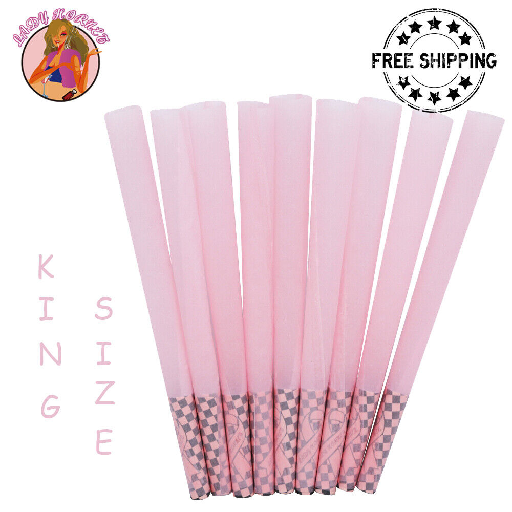 Lady Hornet King Size Pink Cone W/Filter Tip Pre Rolled (120 CONE) 