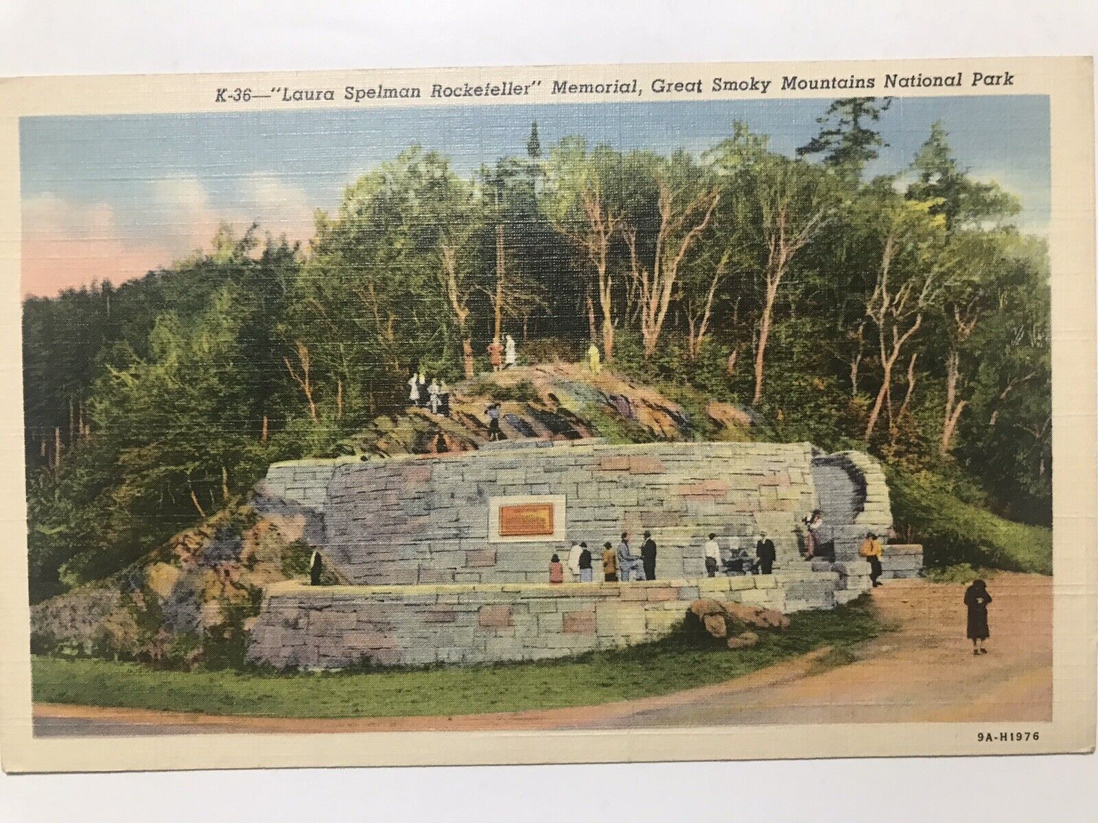 1940 Laura Spelman Rockefeller Memorial Great Smoky Mt National Park Postcard