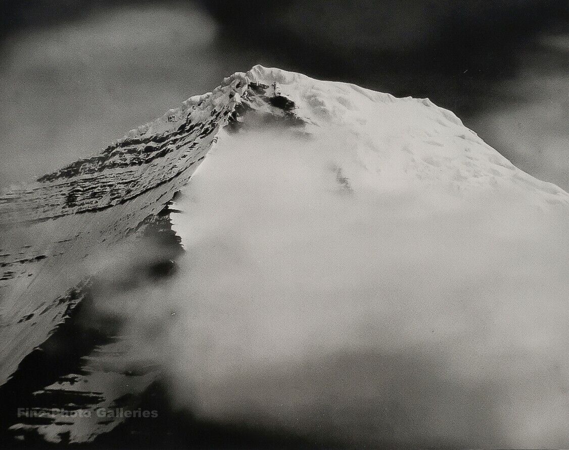 1928/72 ANSEL ADAMS Vintage Mount Robson Snow Peak Landscape Photo Art 11X14
