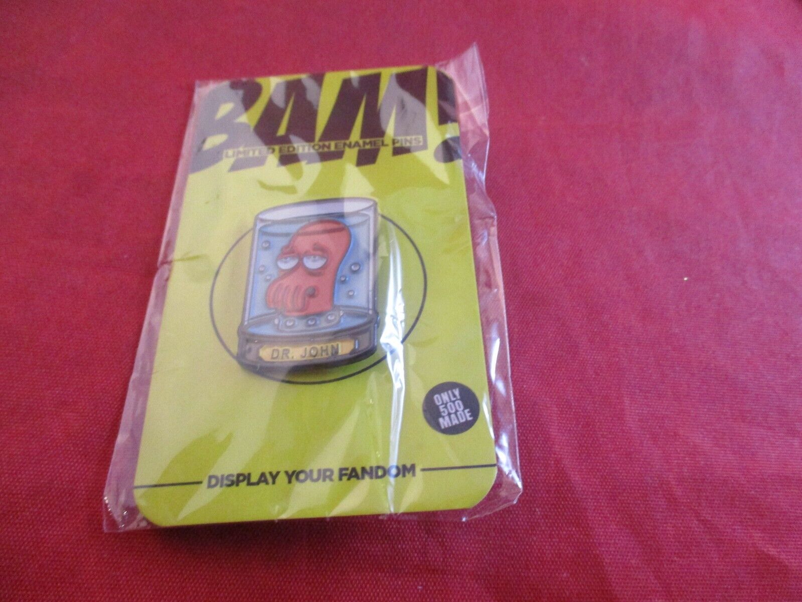 Bam Futurama Dr. Zoidberg Limited Edition Enamel Pin Button Pinback *NEW*