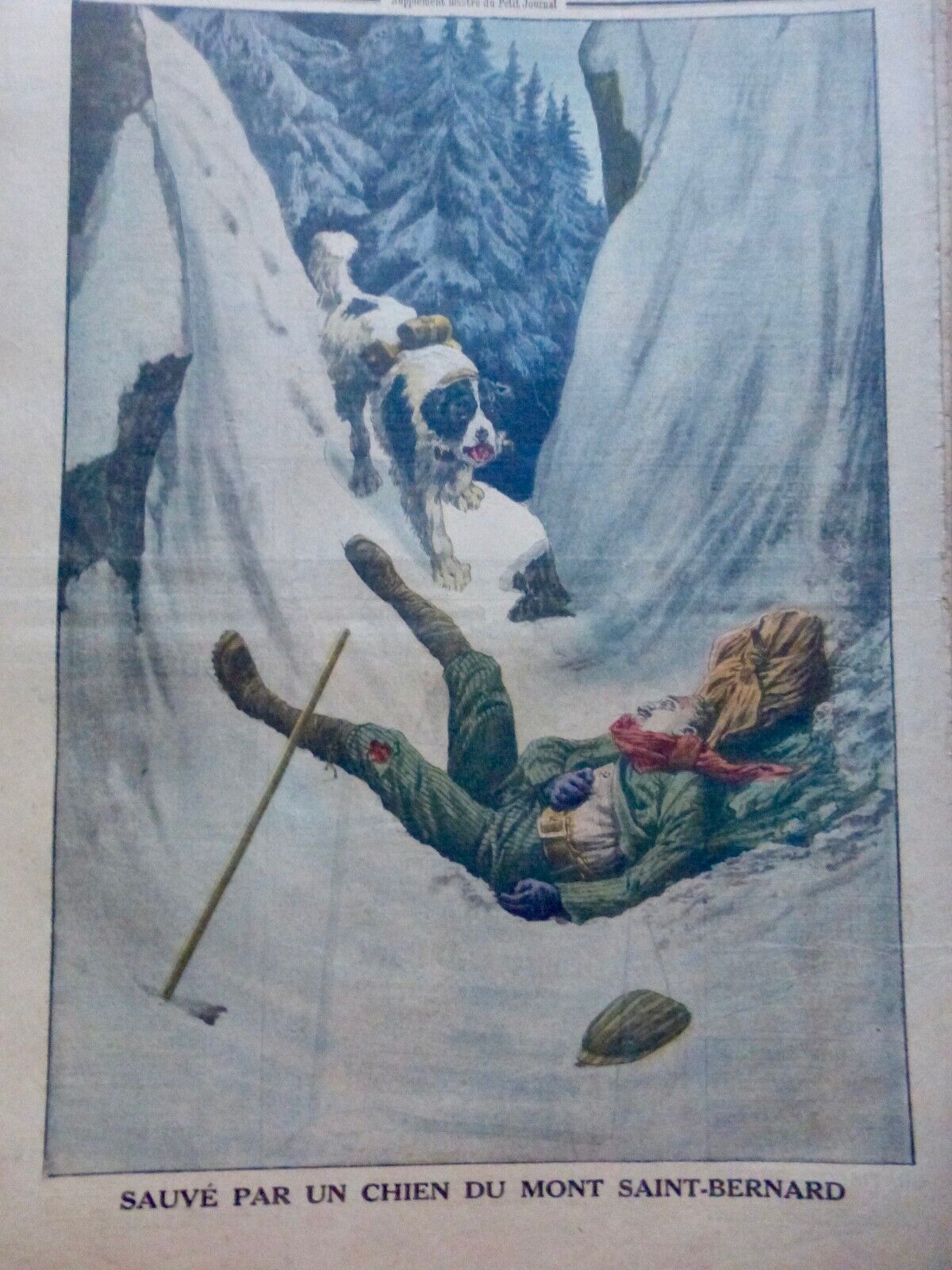 1913 Rescue Dog Mont Saint Bernard 1 Journal Old