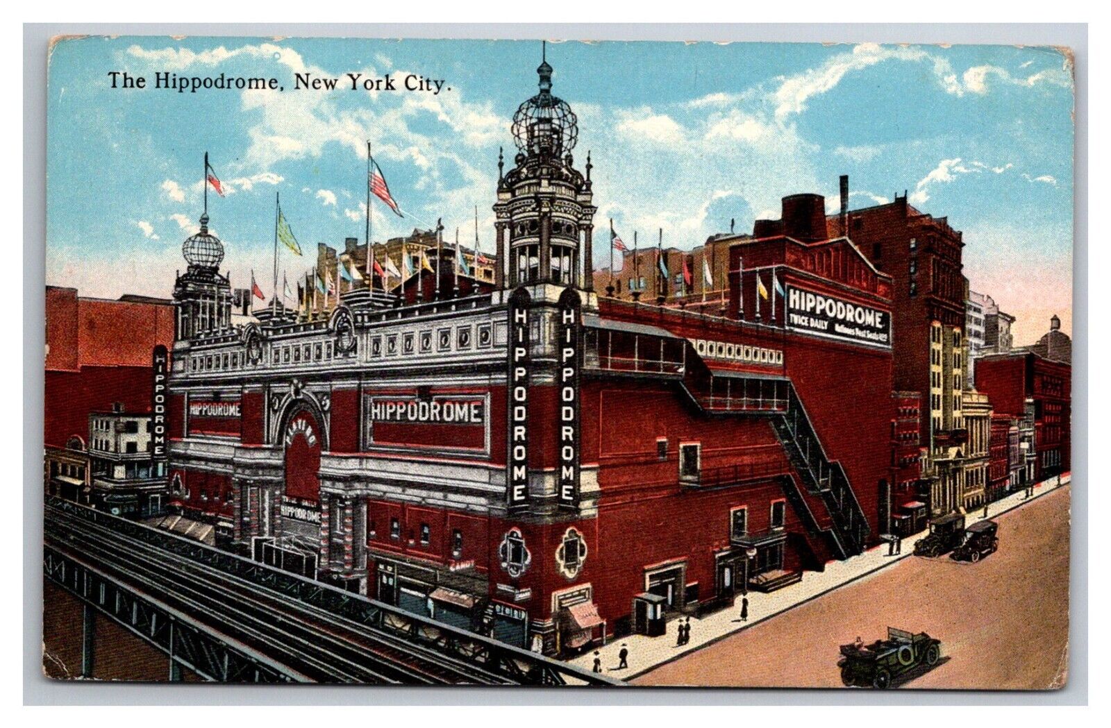 Postcard New York City New York Hippodrome