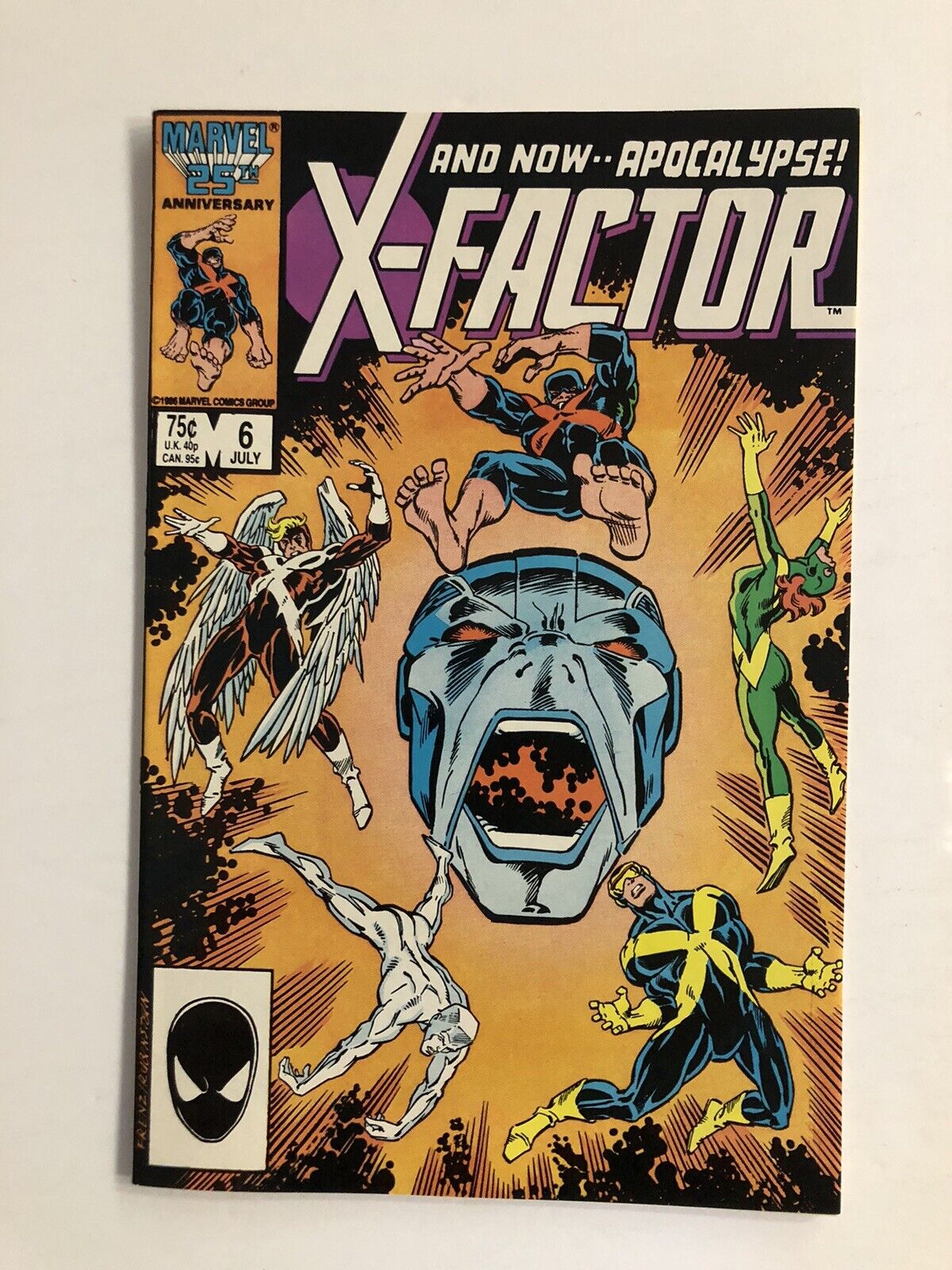 X-Factor #6 Marvel Comics Key   1st Full Appearance Apocalypse 1986