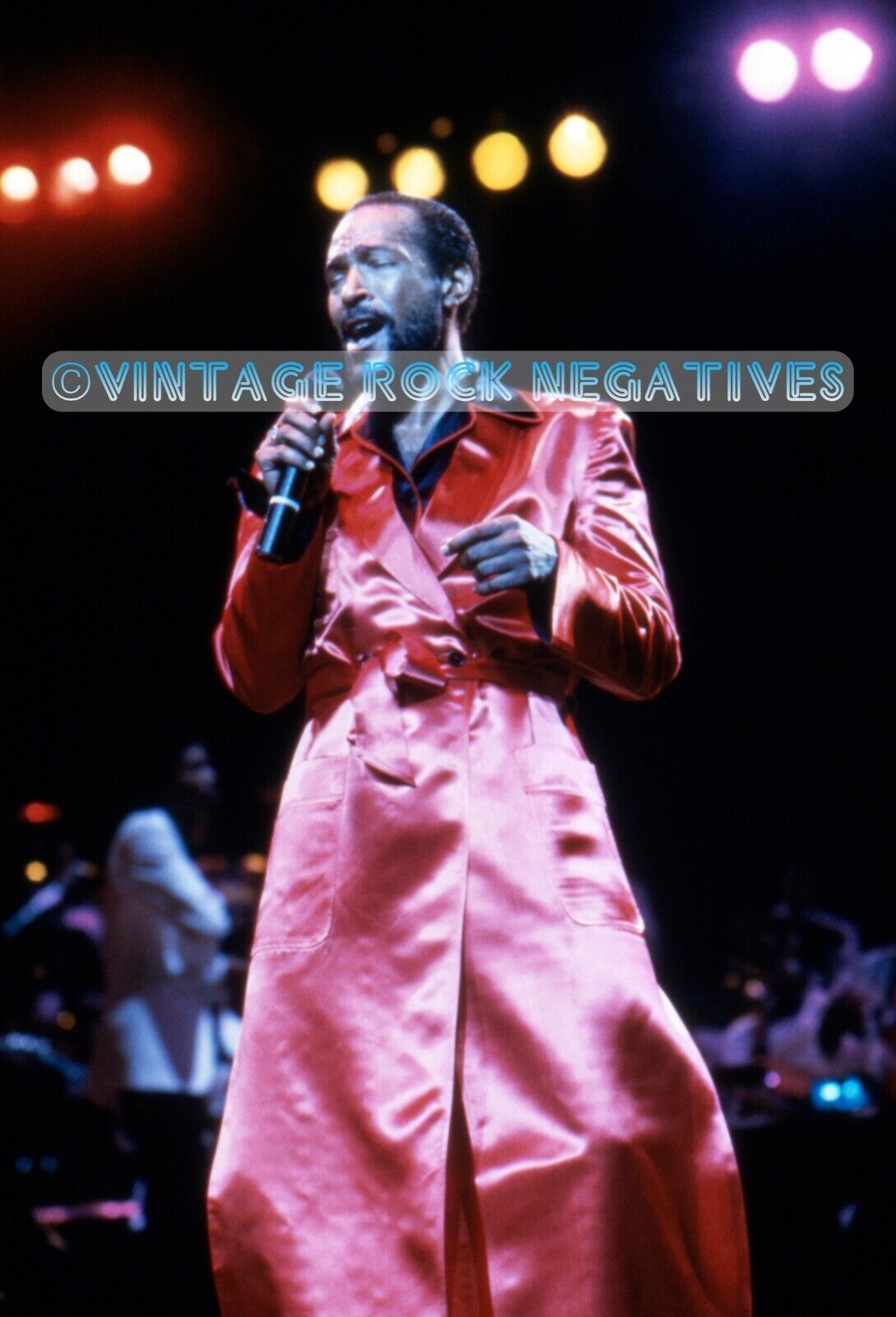 Unseen MARVIN GAYE at Radio City Music Hall \'83 - MUSEUM-QUALITY Print (8.5x11)