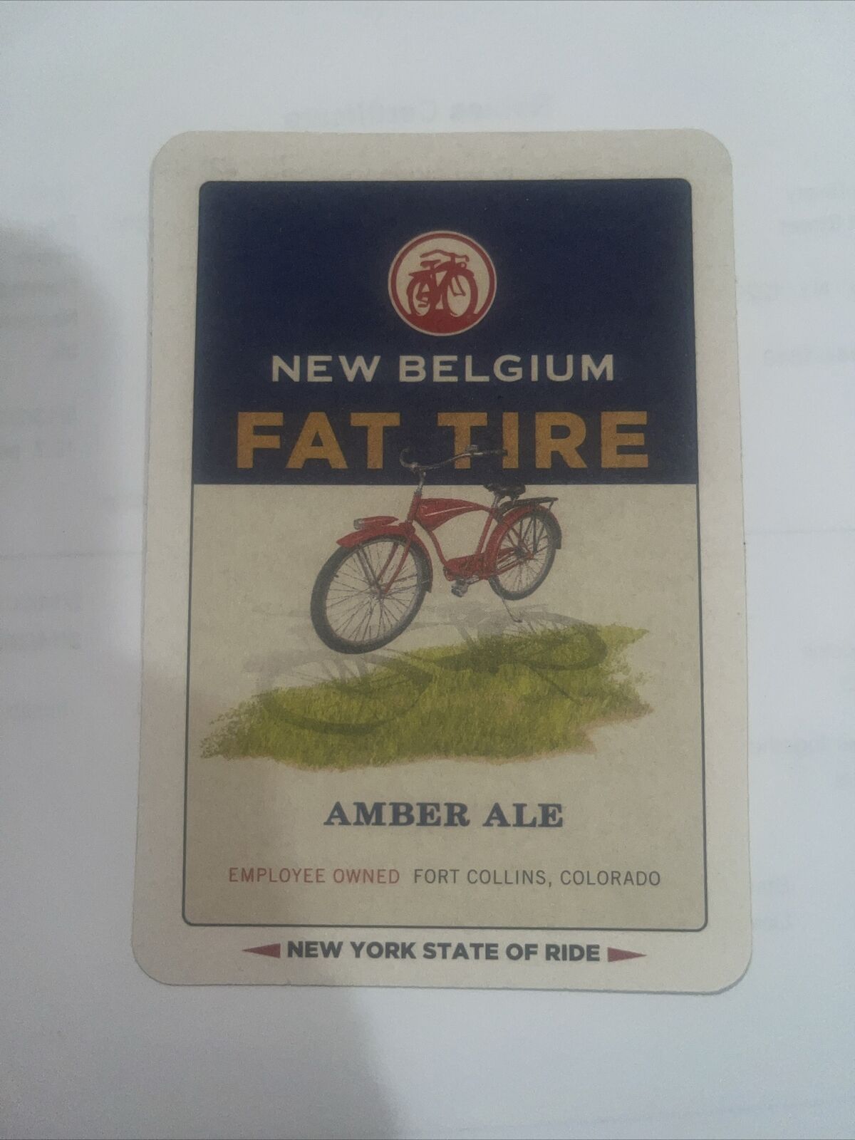 Postcard Bicycle Fat Tire