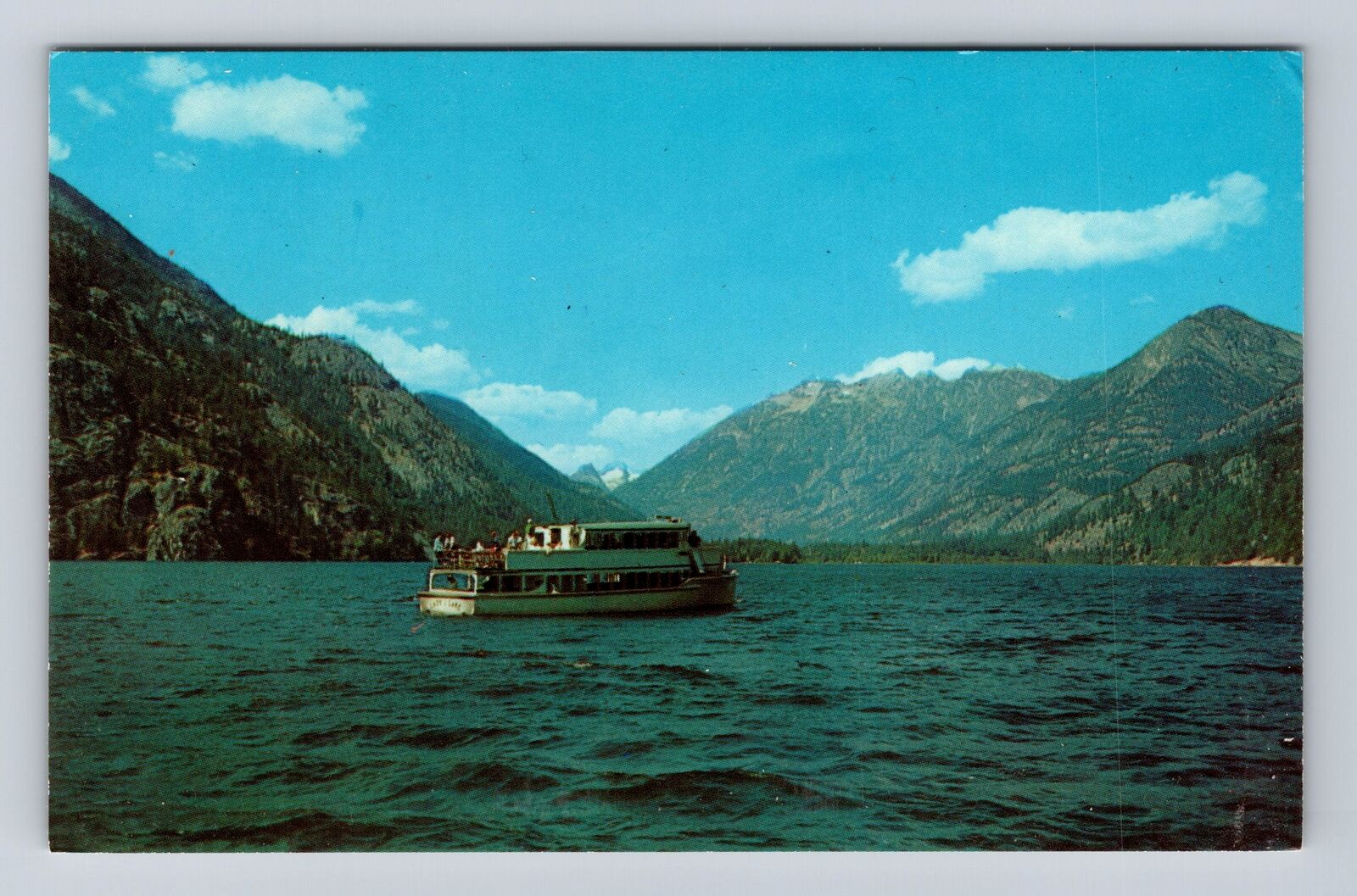 Chelan WA-Washington, Lake Chelan, Lady of the Lake Boat, Vintage Postcard