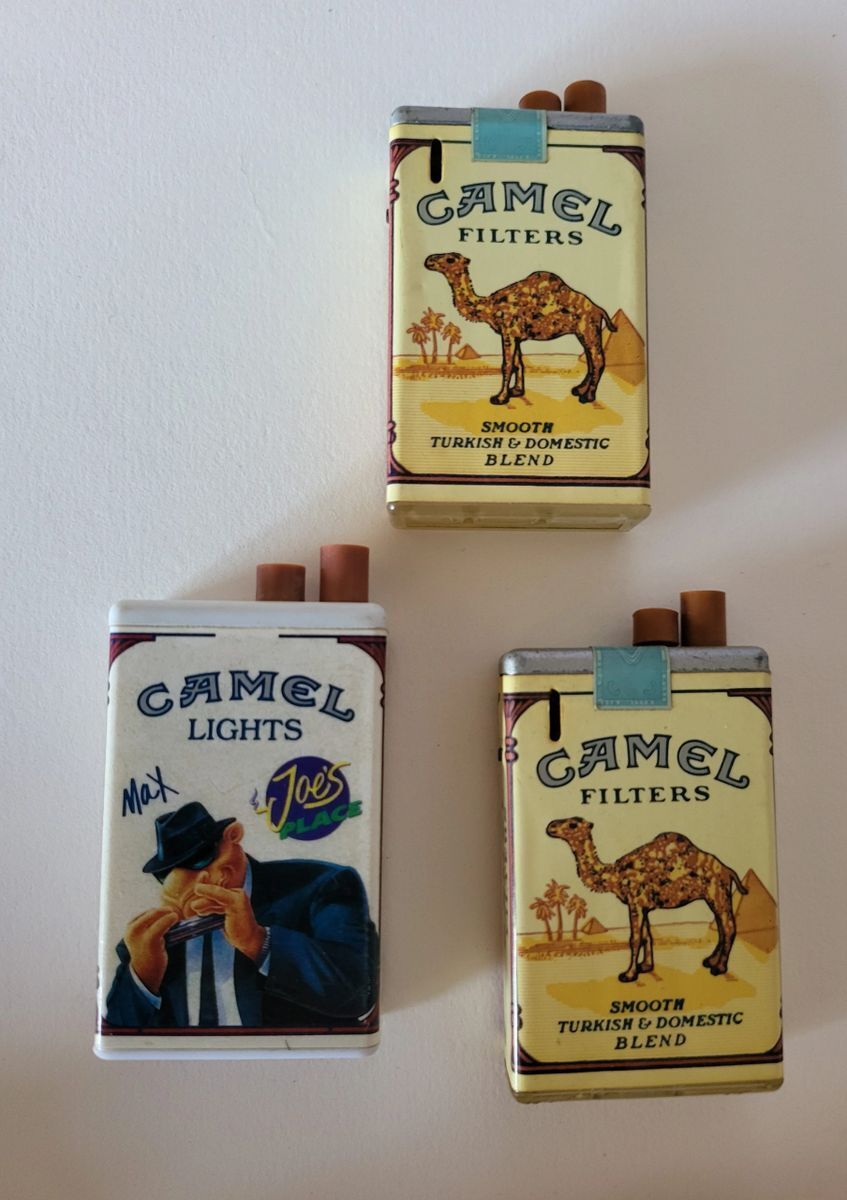 3 Vintage Camel/Joe Camel Lighters