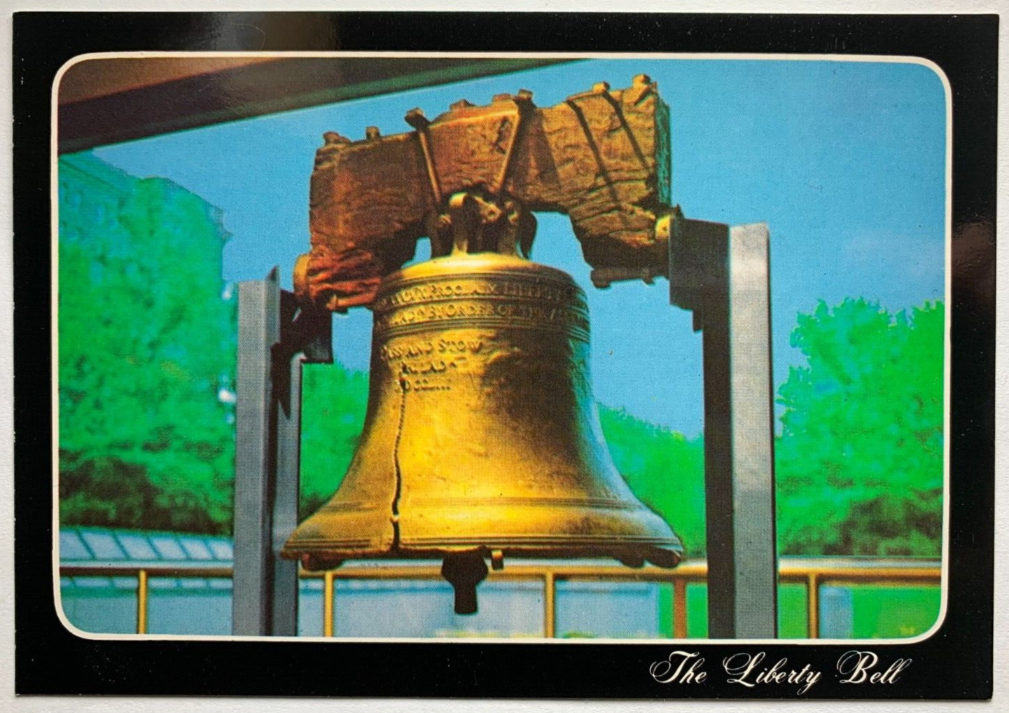 Philadelphia Pennsylvania The Liberty Bell Postcard Unposted Chrome Black Border