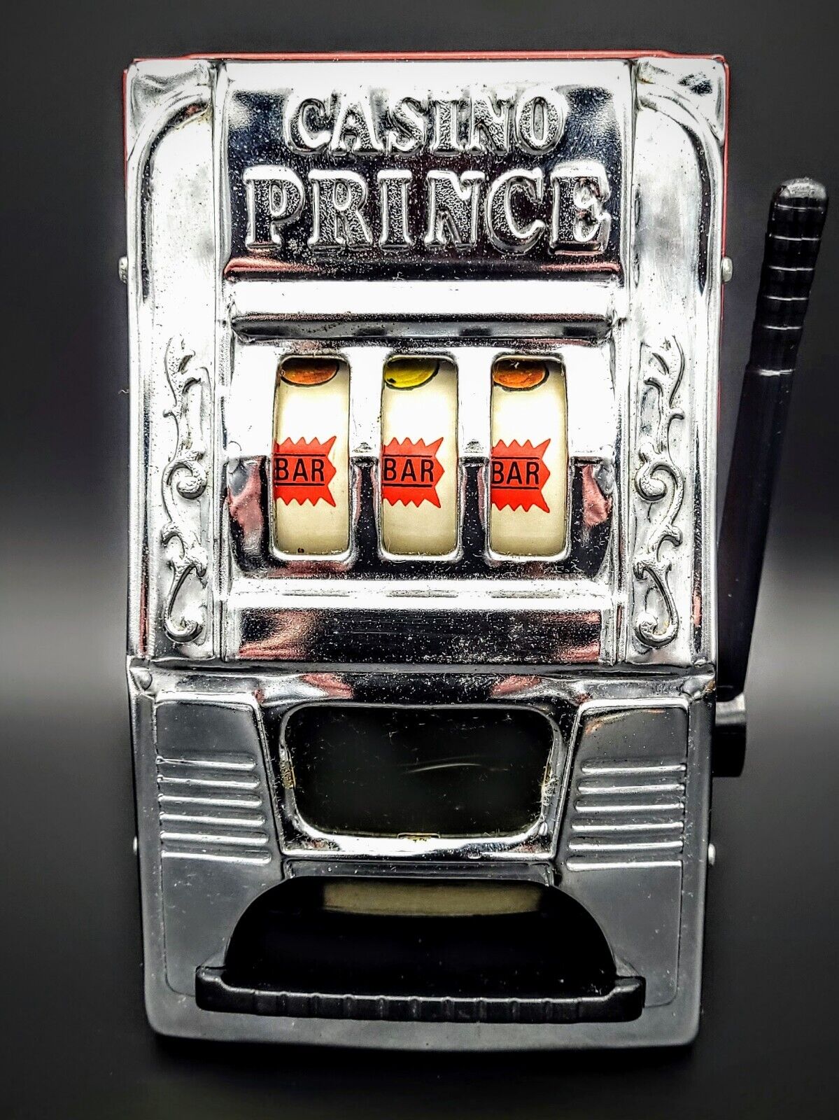 Vintage Waco Casino Prince Toy Coin Operated Bar Slot Machine - Tested & Working