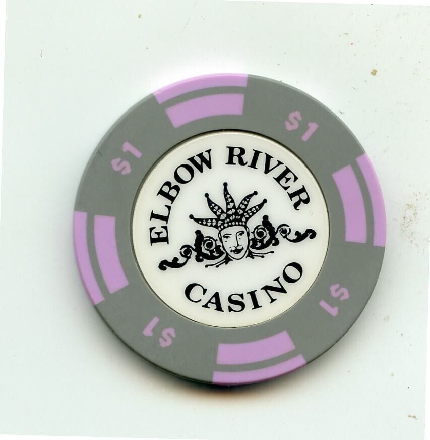 1.00 Chip from the Elbow River Casino Calgary Alberta Canada
