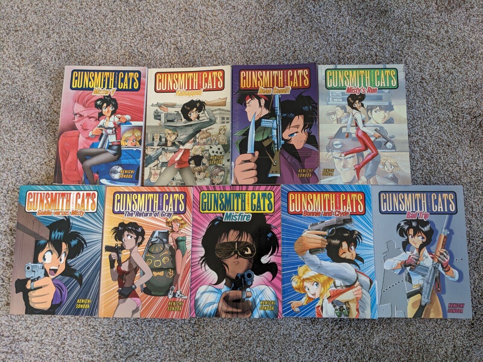 Gunsmith Cats Graphic Novels Complete Original English Release Manga Volume 1-9