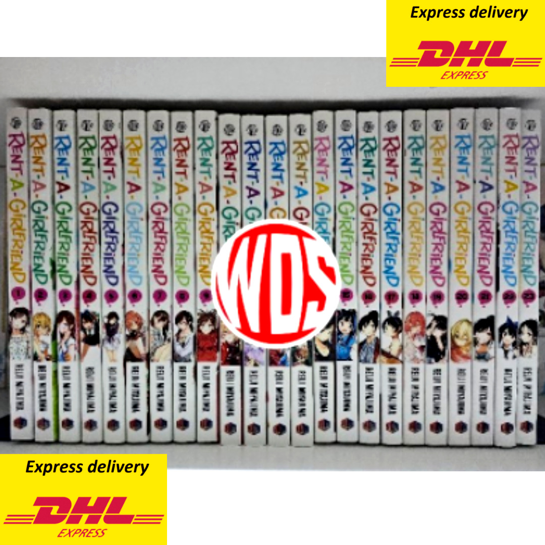 New Rent A Girlfriend Set volume 1-23 Comic Book Manga English Version -Fast DHL
