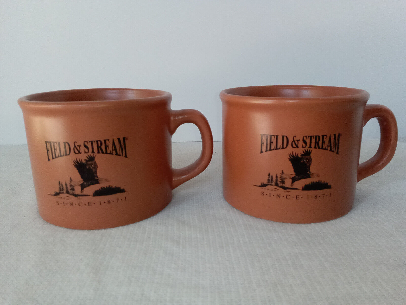 Field & Stream Large Brown Stoneware Soup/Coffee Mug (Outdoor Adventures)