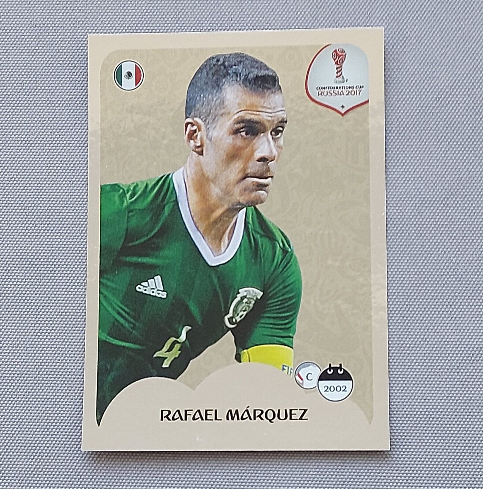 2017 Panini Confederations Cup Sticker No. 33 Rafael Marquez 