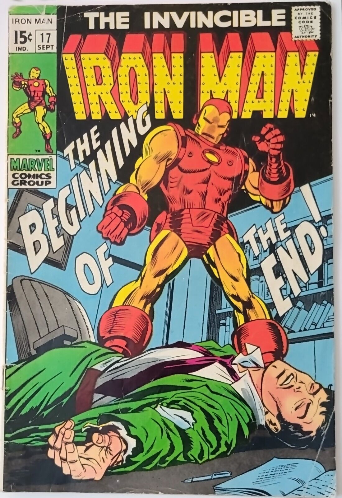 Iron Man #17 (1969) Silver Age Iron Man Key Comic 1st Appearance Madame Masque