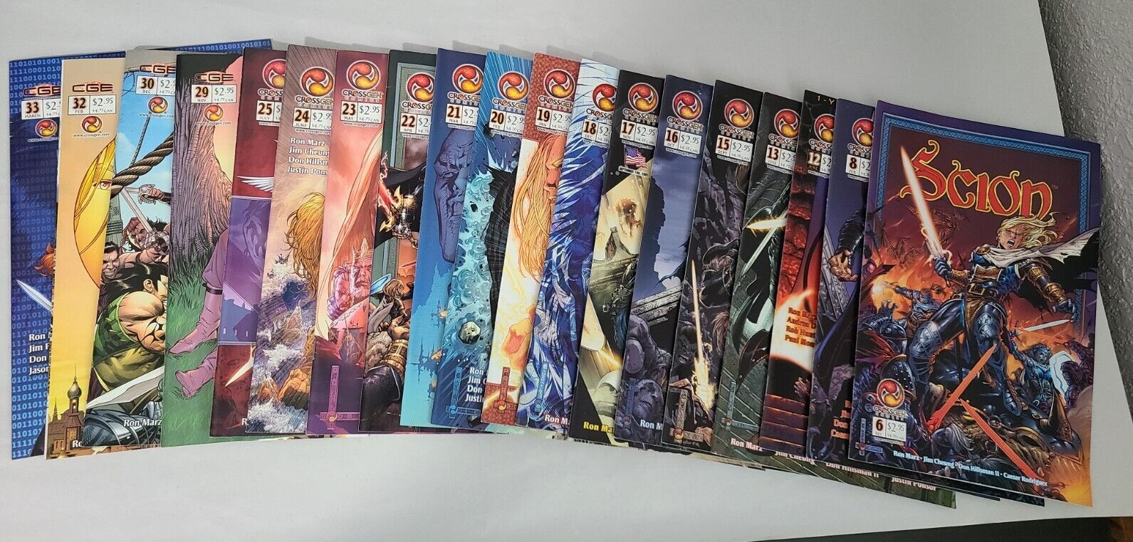 Lot Of 19 Scion  #6,8,12,13,15...25,29,30,32,33 CrossGen Comics 2001-2003 