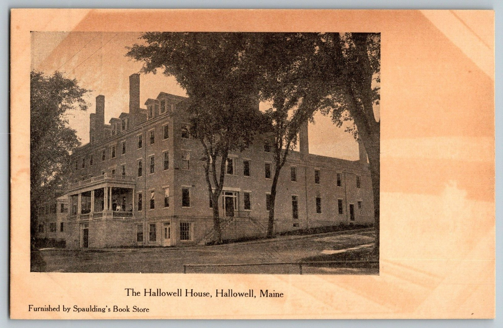 Hallowell, Maine ME - The Hallowell House - Vintage Postcard - Unposted
