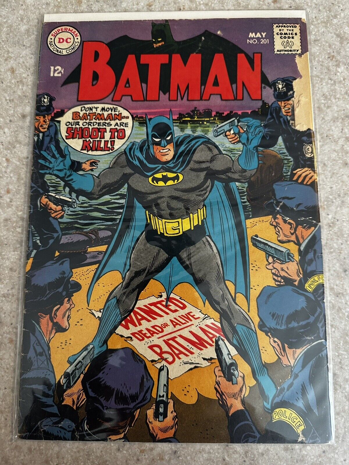 Batman #201 1968 DC Comic G-VG