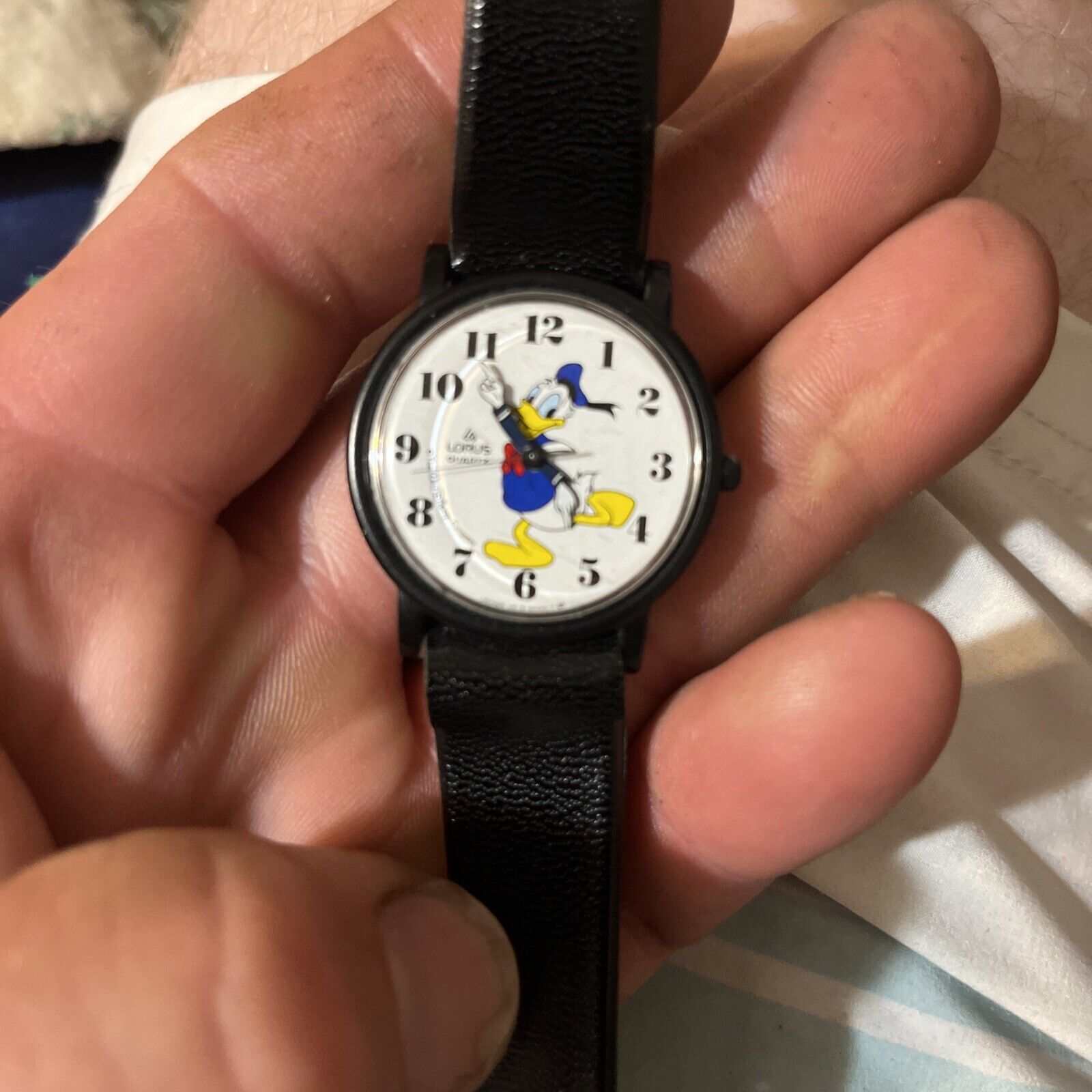 Vintage Lorus Donald Duck Quartz Watch Walt Disney Company V515-8090 8030 Works