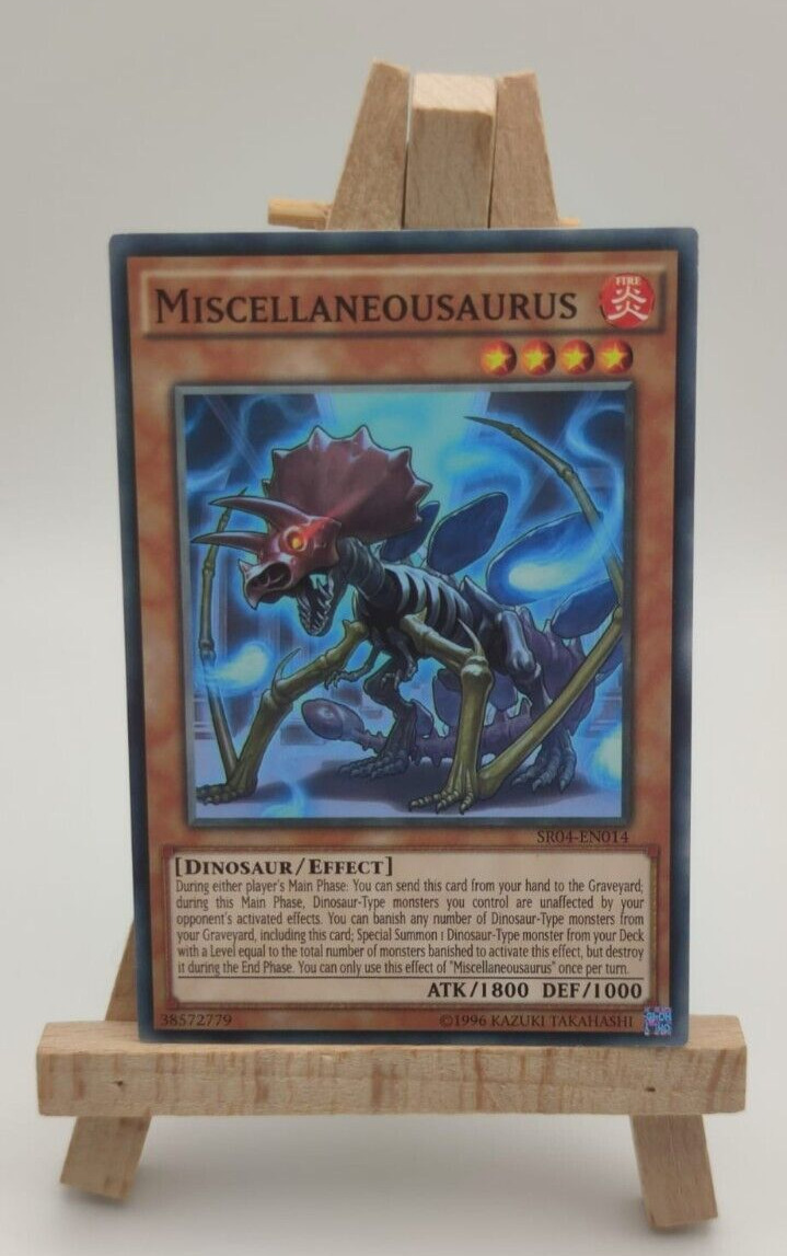 Miscellaneousaurus SR04-EN014 1996 Yu-Gi-Oh Card