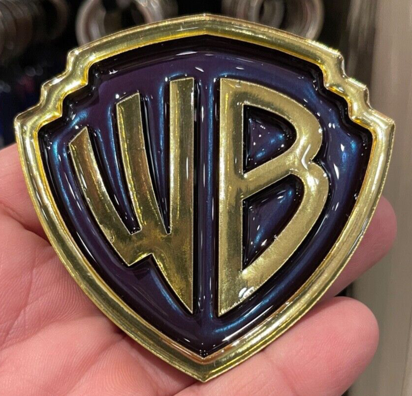 Warner Bros Studios Tour WB Gold Rim Shield Magnet New