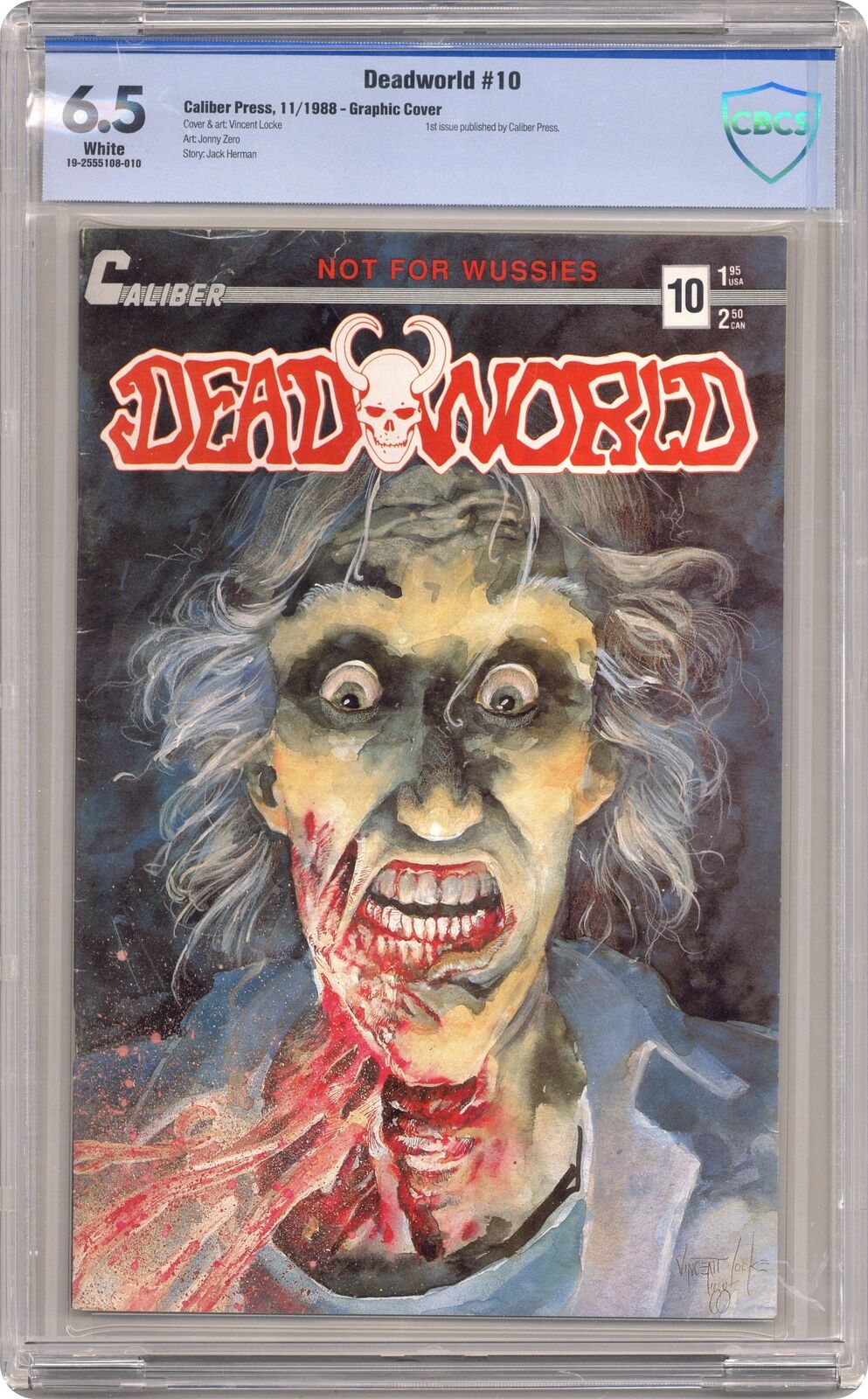 Deadworld #10B Locke Variant CBCS 6.5 1988 19-2555108-010