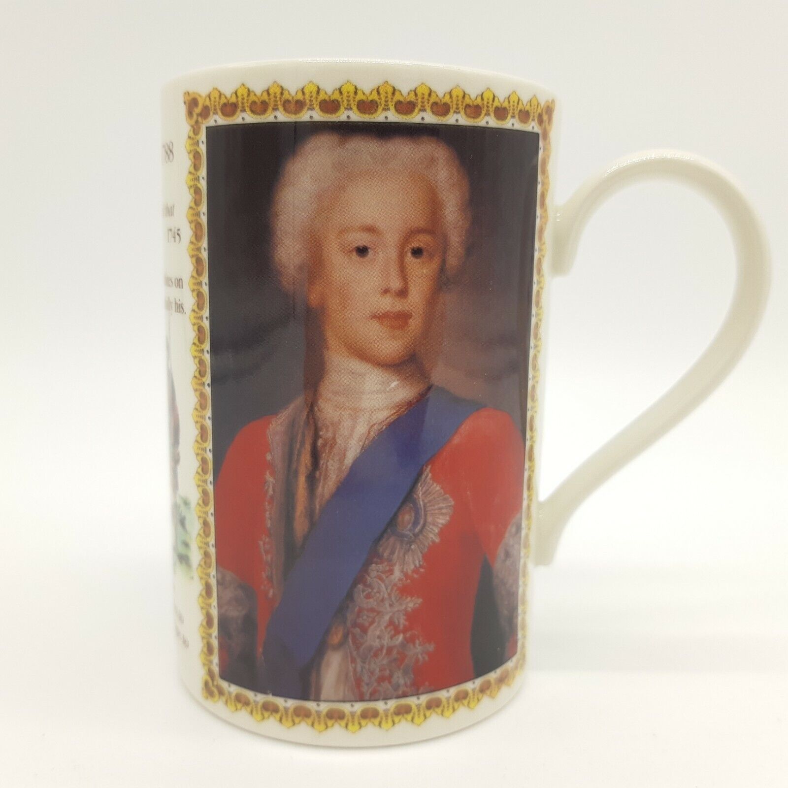 Dunoon Stoneware Kings And Queens Mug Bonnie Price Charlie Made In Scotland