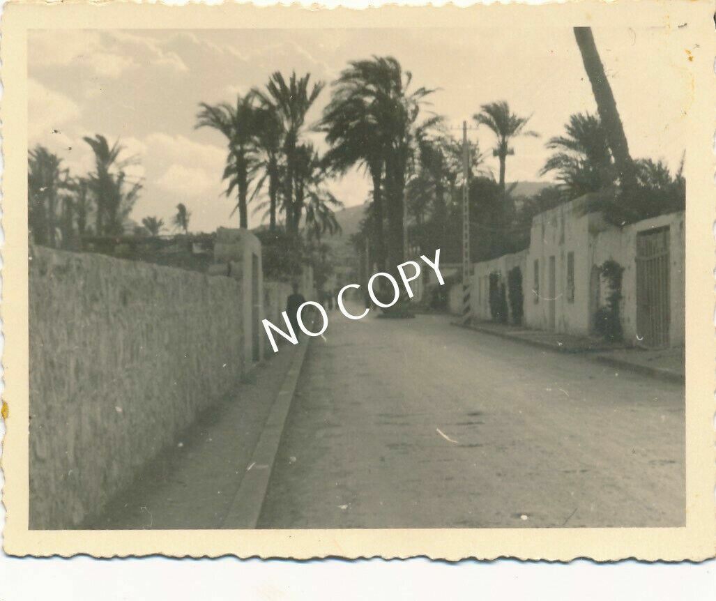 Photo Wk II Roads From Bengasi Africa Corps 1941 E1.18