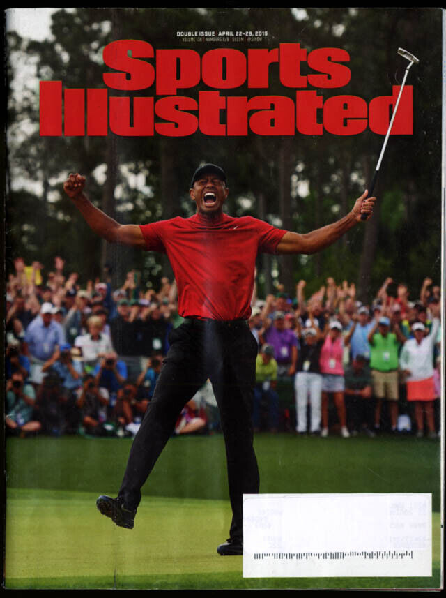 SPORTS ILLUSTRATED 4-22-8 2019 Tiger Woods wins Masters NCAA, NBA playoffs