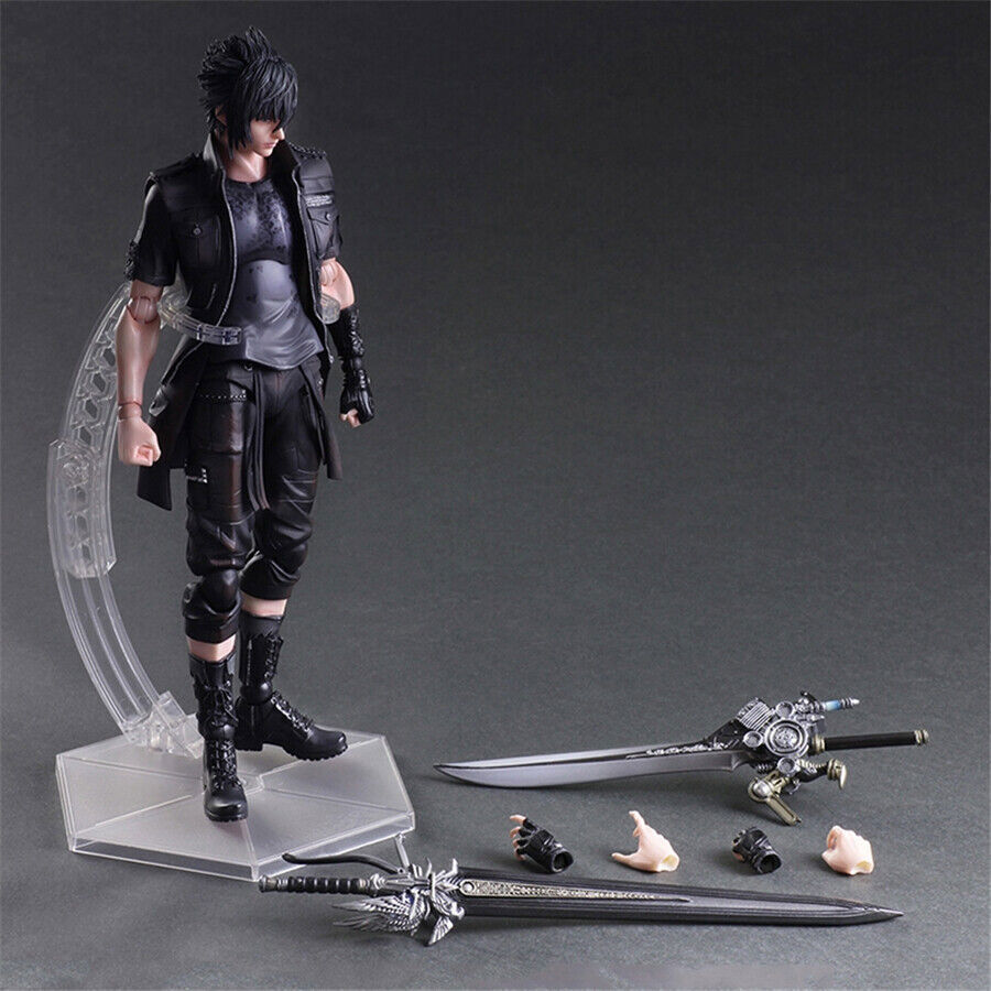 Play Arts Final Fantasy XV Noctis Lucis Caelum Action Figure Model Toy Gift Box