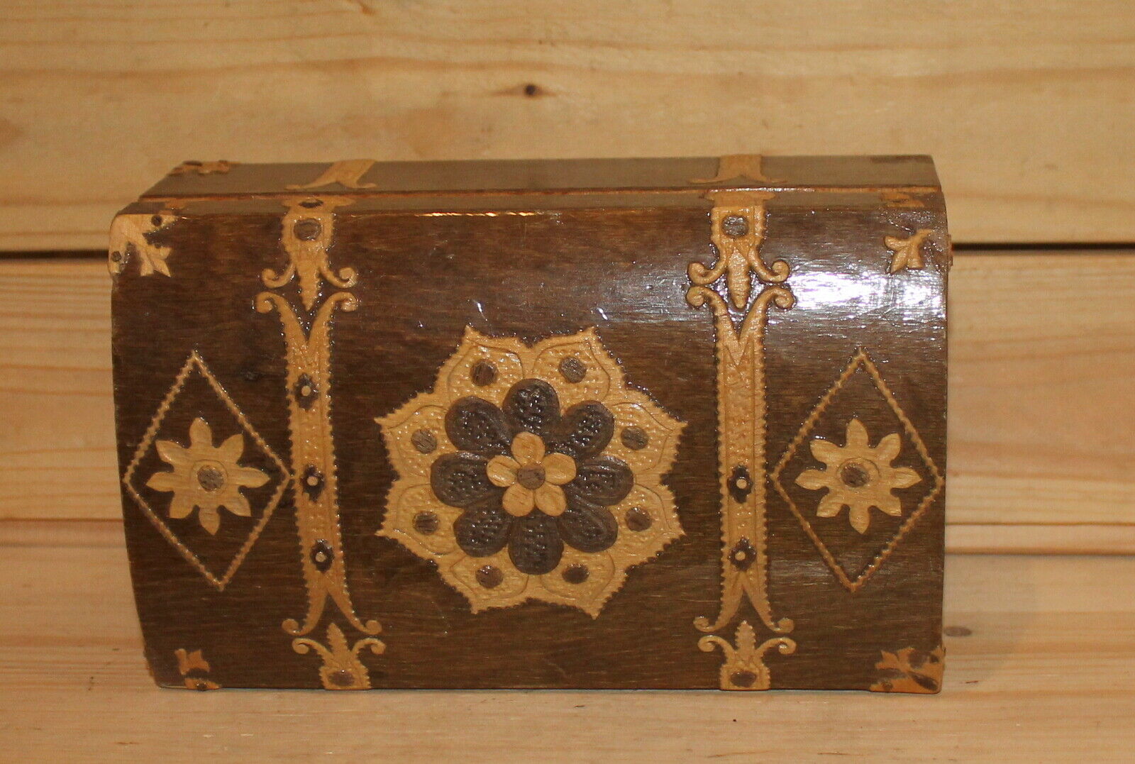 Vintage hand made wood box