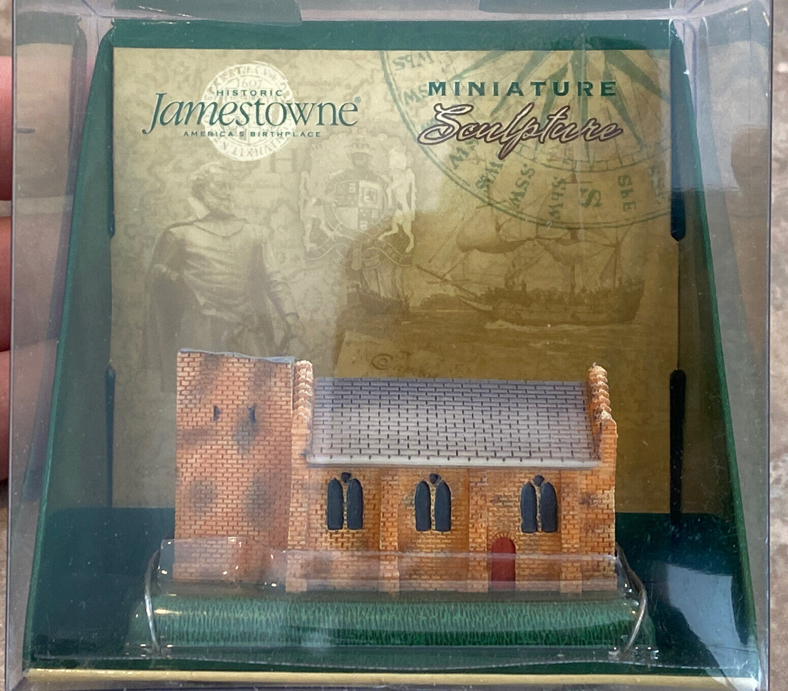 New Historic Jamestowne Memorial Church Miniature Sculpture 2010 Design Masters