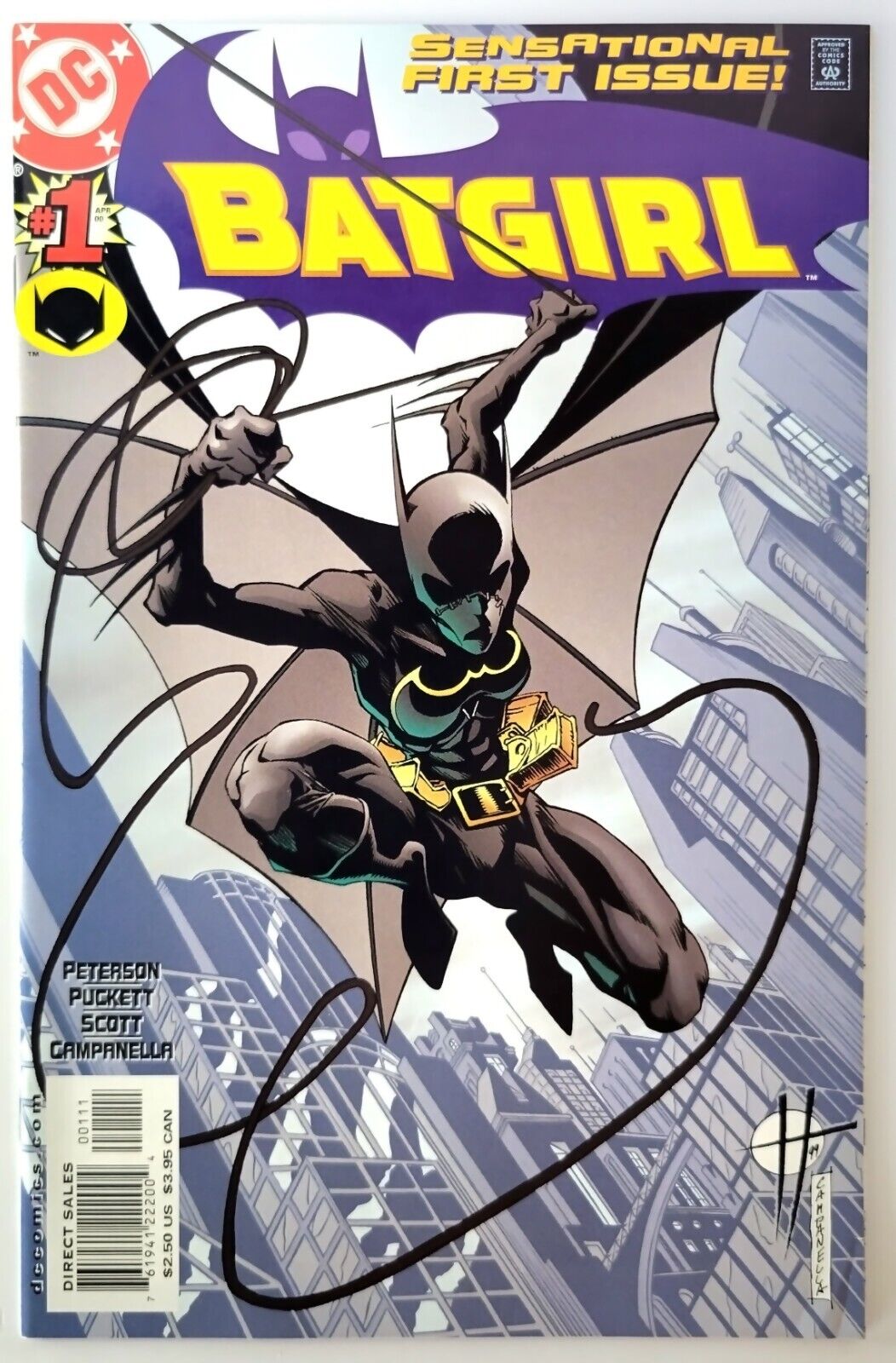 Batgirl #1 (2000) Vintage Key Comic 1st Solo Series w/ Cassandra Cain as Batgirl