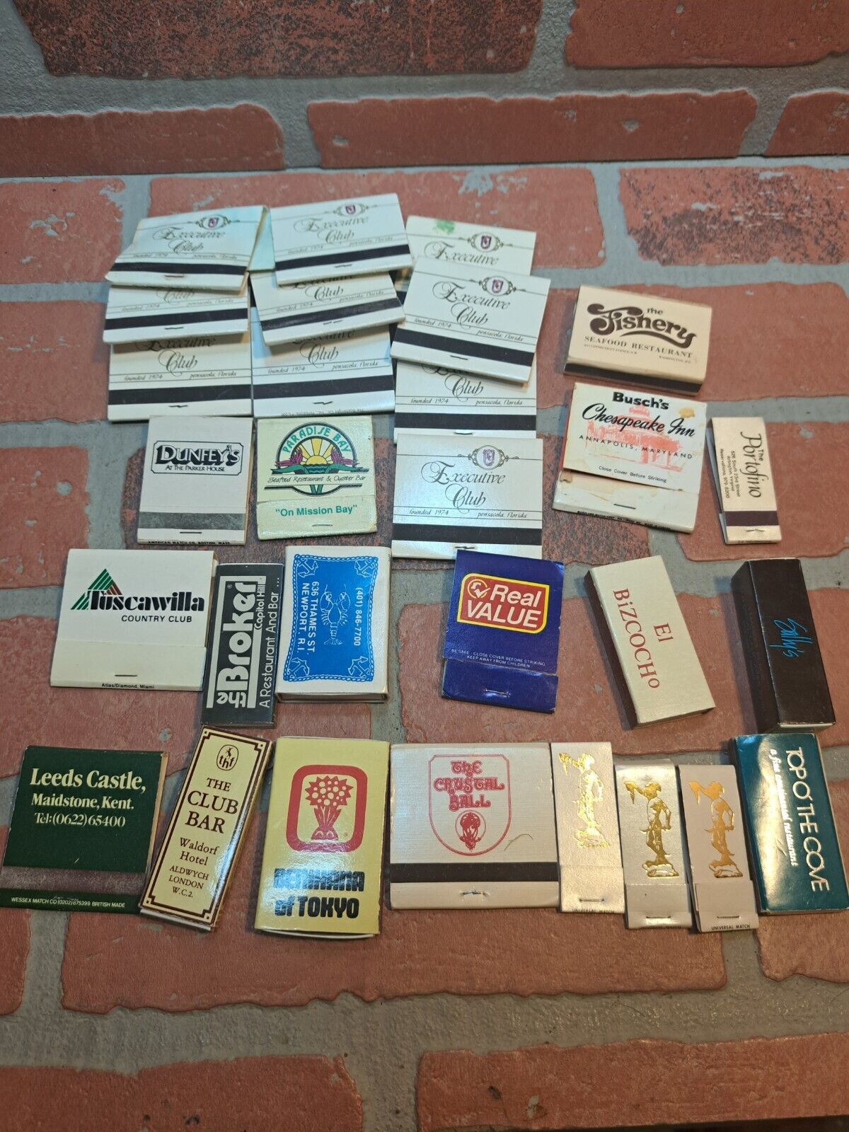 Vintage Matchbook Lot Of 30