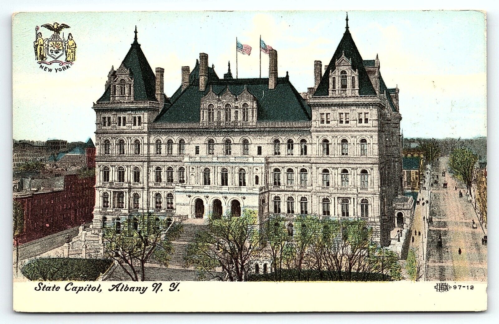 c1910 ALBANY NEW YORK NY STATE CAPITOL EARLY UNPOSTED POSTCARD P2640