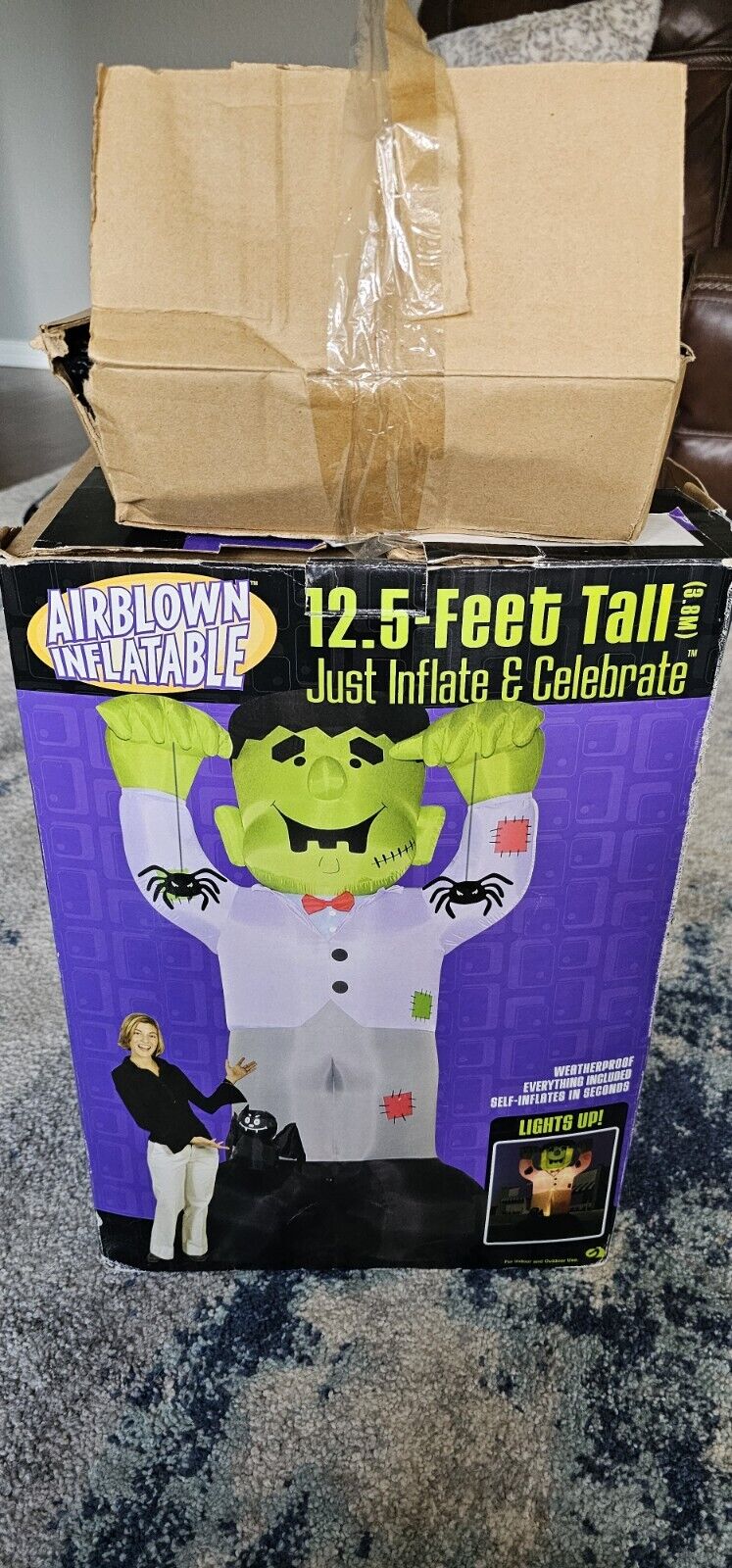 Gemmy Halloween 12.5Ft Airblown Inflatable Frankenstein