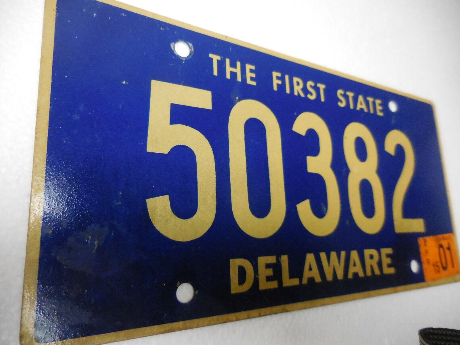 Expired~2001 Delaware  License Plate Tag#50382 BIN ships lower 48 F R E E 