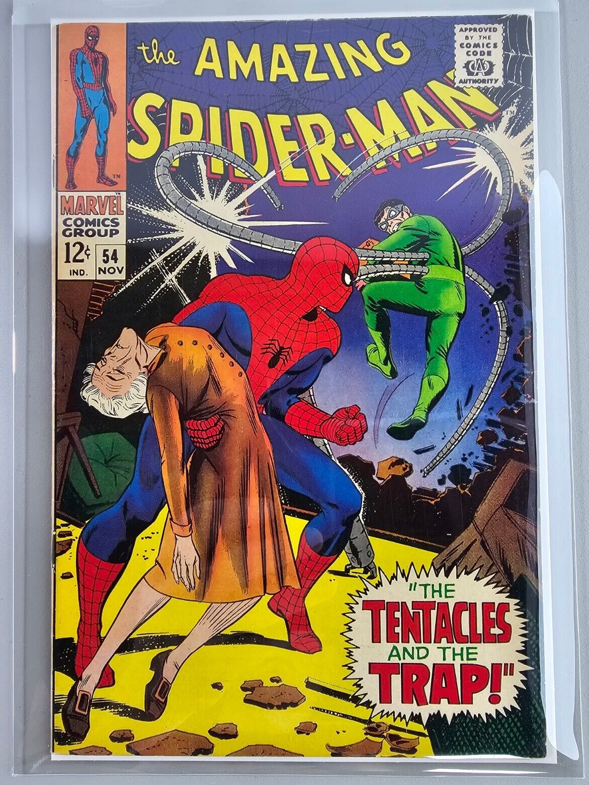 Amazing Spider-Man #54 Doctor Octopus Gwen Stacy 1967 Marvel Comic Book Romita