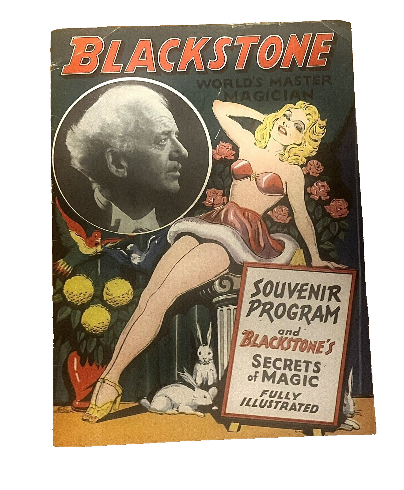 Blackstone World's Master Magician Souvenir Program 1930's