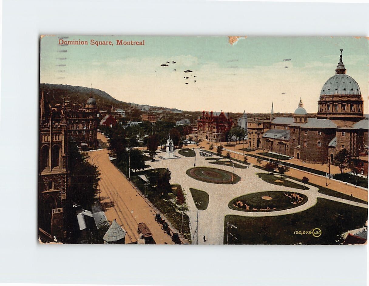 Postcard Dominion Square Montreal Quebec Canada