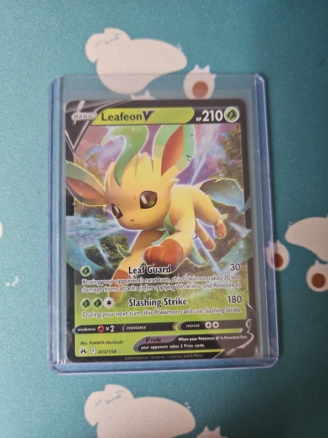 Pokémon TCG Leafeon V Crown Zenith 013/159 Holo Ultra Rare