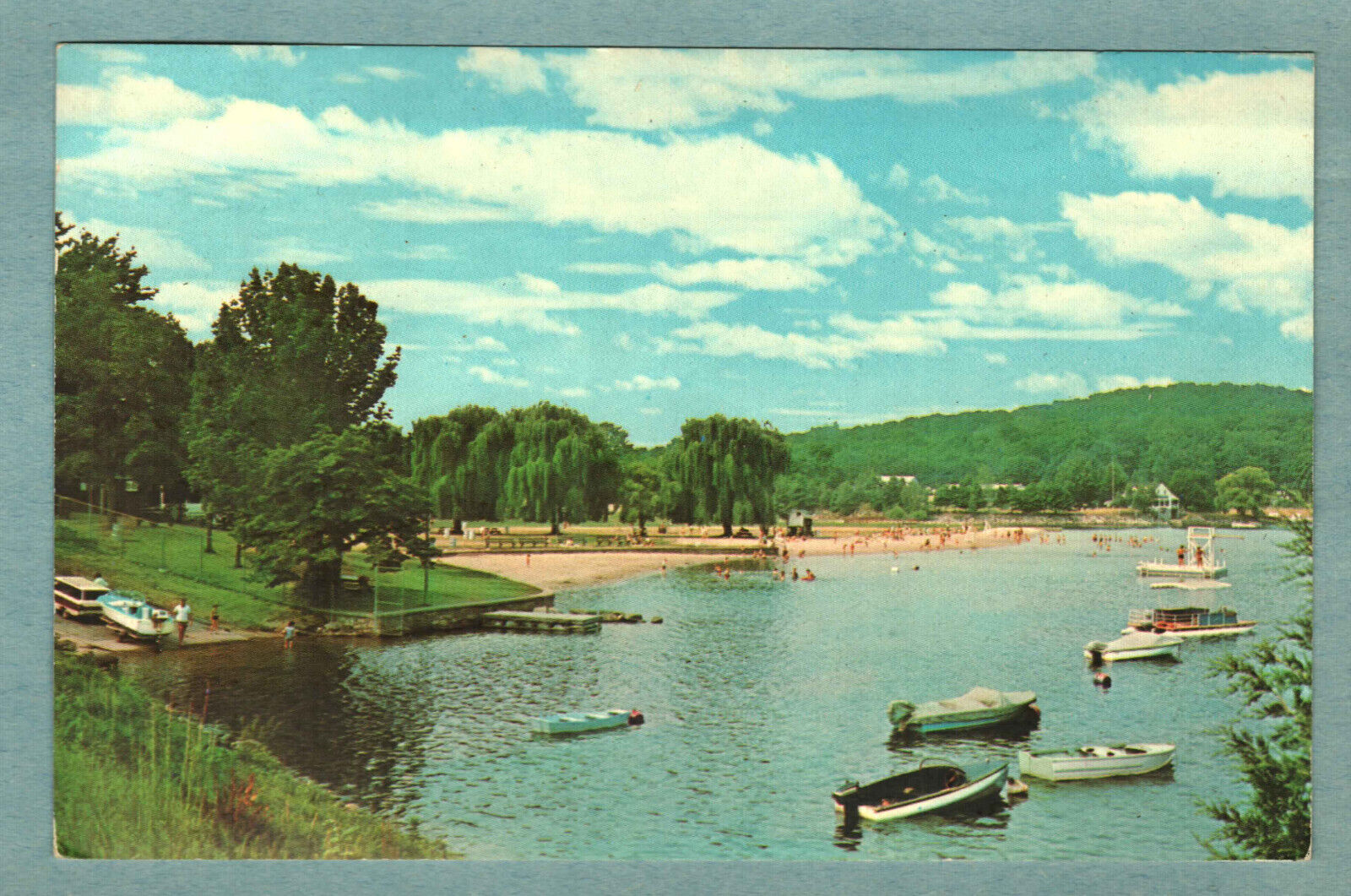 Postcard Cove And Boat Ramp Lake Candlewood Danbury Town Park Connecticut CT