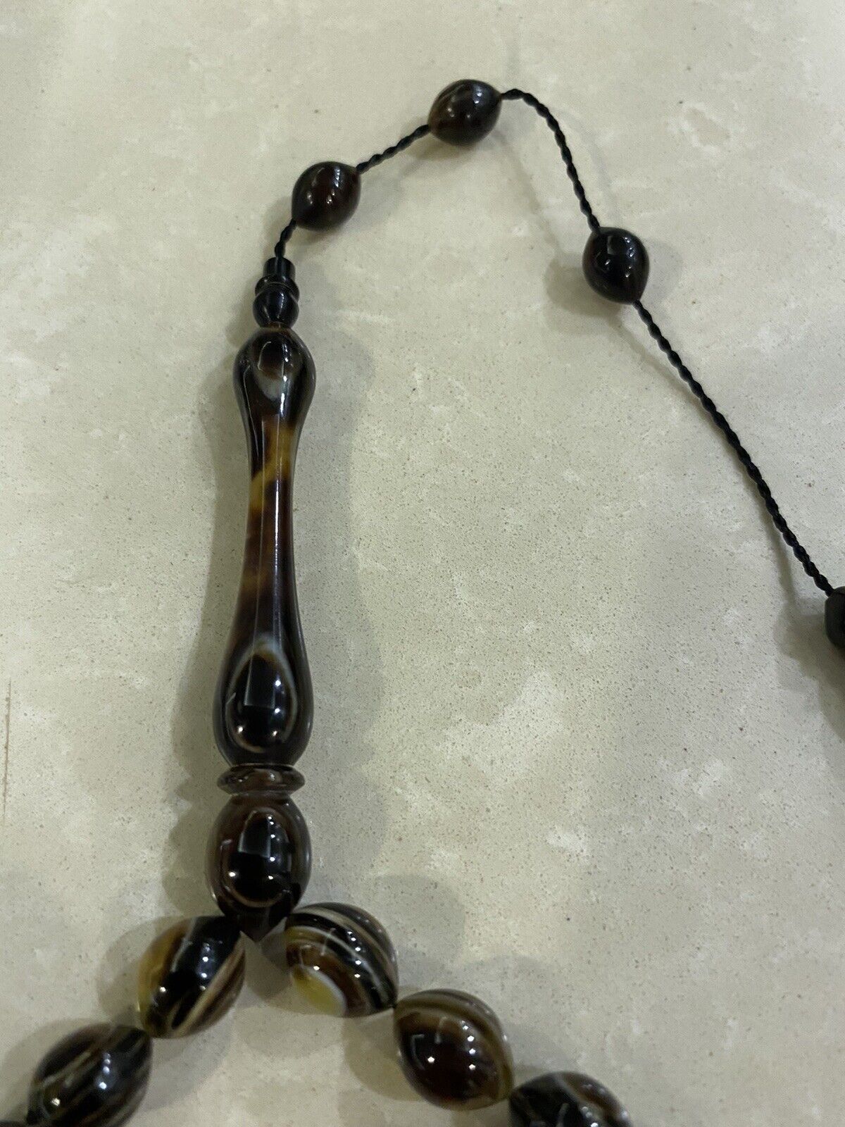 Caretta Caretta Tortoise Shell Islamic Prayer Beads Misbaha Tasbih Rosary